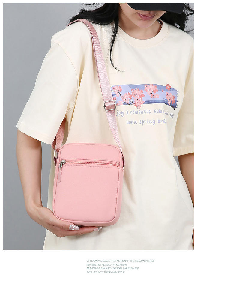 Unisex Waterproof Shoulder Crossbody Bag Plain for Men and Women 3622