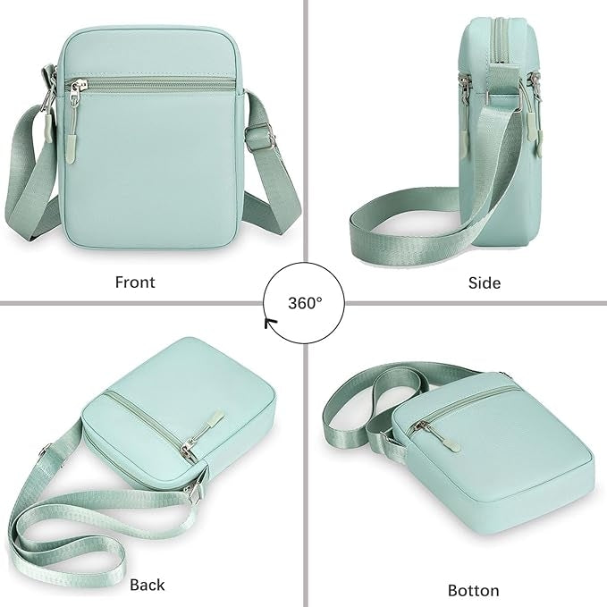 Unisex Waterproof Shoulder Crossbody Bag Plain for Men and Women 3622