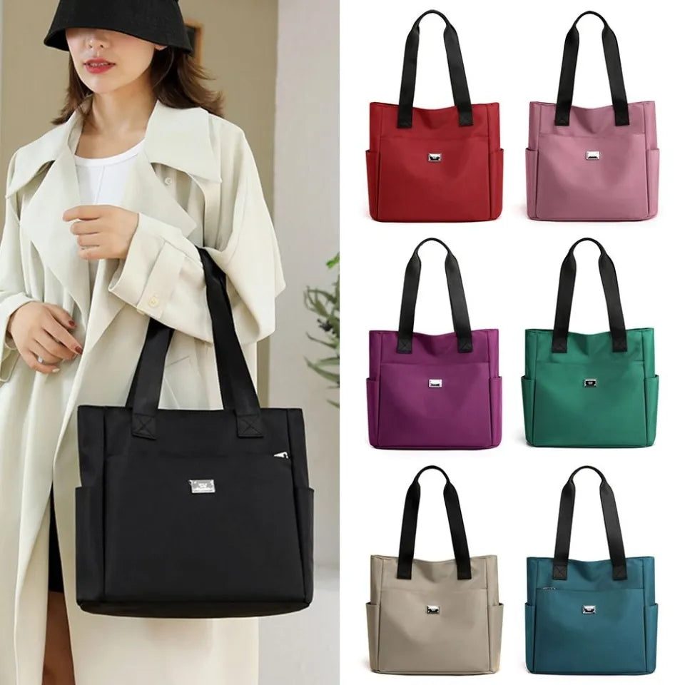 New Korean Fashion Handbag Mom Women's bag canvas high-end texture Large capacity Shoulder #3515