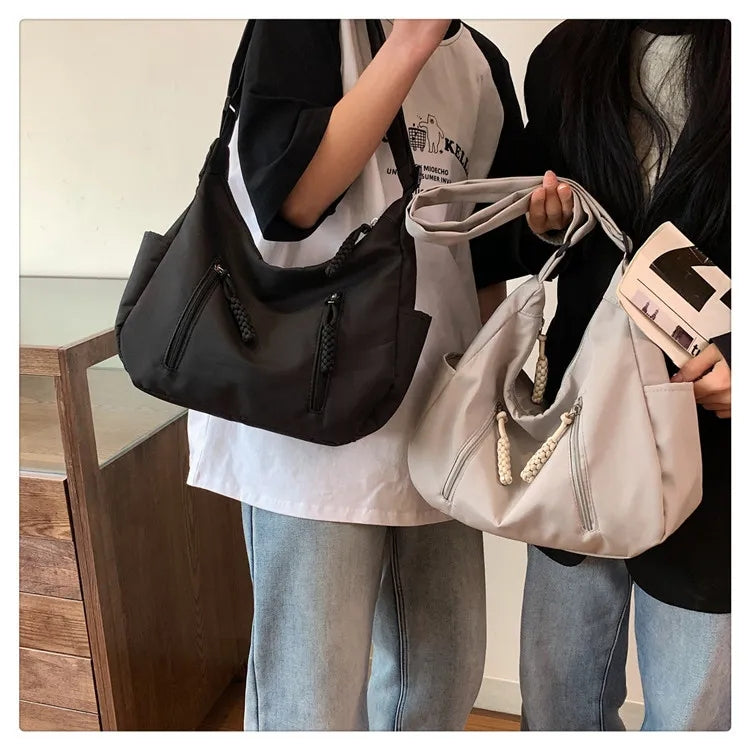Crossbody Bag for Men and Women Nylon Messenger Bags Multiple Pockets Student 3627