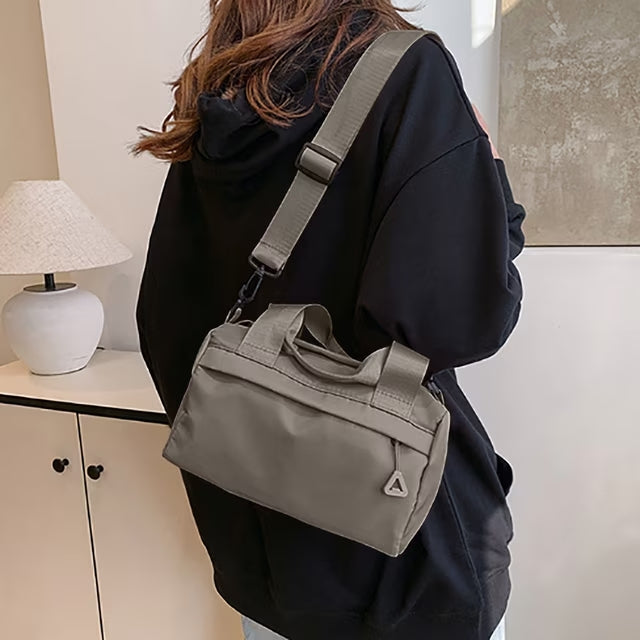 Small Duffle Bag Unisex with Multi Pockets Adjustable Shoulder and Crossbody Bag #3655