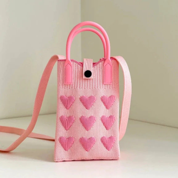 Sling Bag For Women Knitted Mini Mobile Phone Square Small Crossbody Cute sling Bags 3669