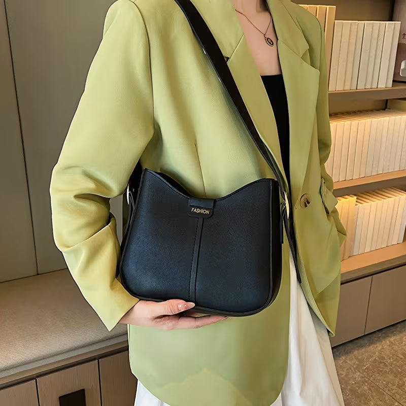 Sling Bag for Woman Casual Messenger PU Leather Shoulder Bags Adjustable Strap For Students #3703