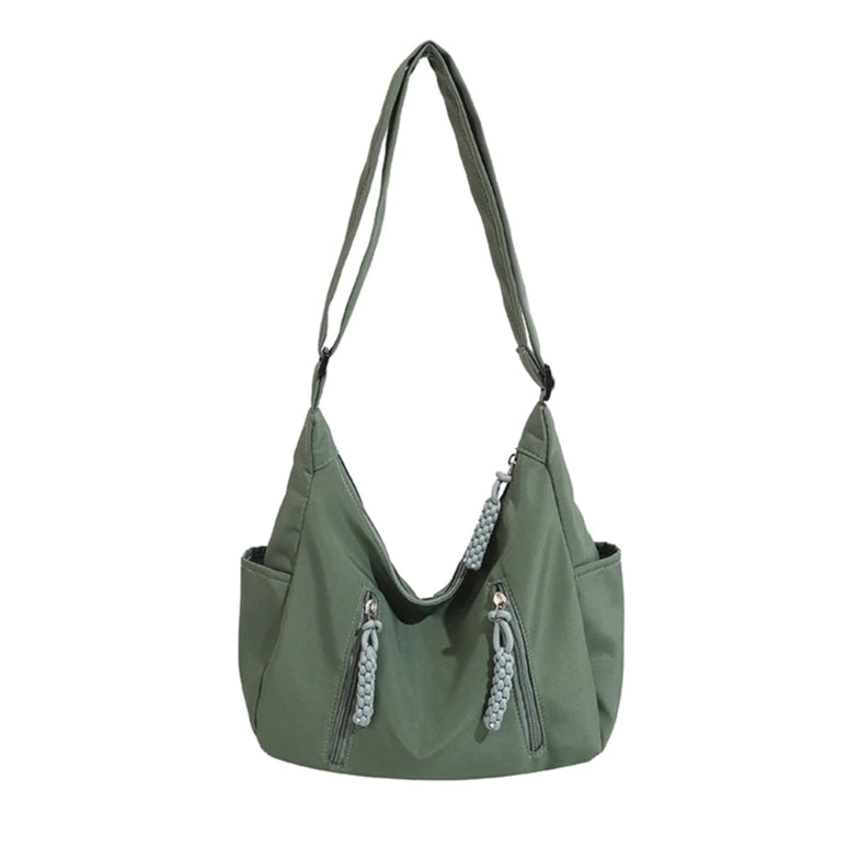 Crossbody Bag for Men and Women Nylon Messenger Bags Multiple Pockets Student 3627