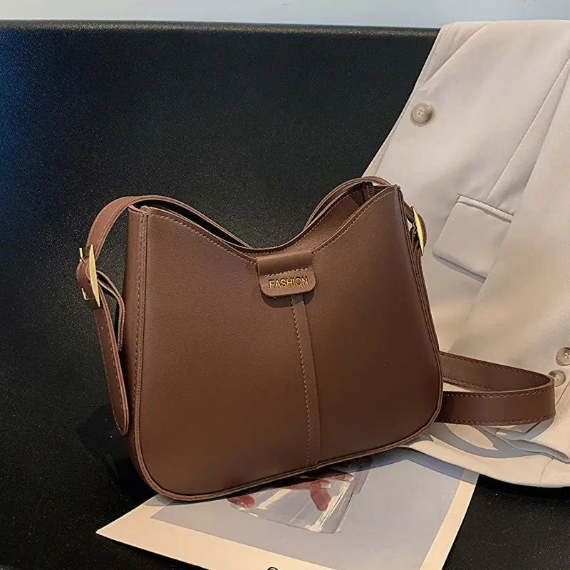Sling Bag for Woman Casual Messenger PU Leather Shoulder Bags Adjustable Strap For Students #3703