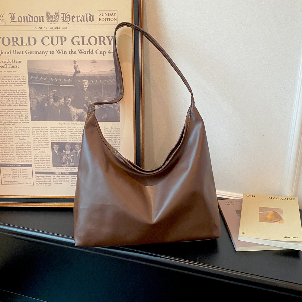 Shoulder Bag For Woman Fashion Casual Style Tote Bag Large Capacity Leather Bag with Zipper #3666