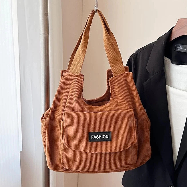 Japanese Corduroy Sling Bag School College Shoulder Crossbody Bags For Women #3617