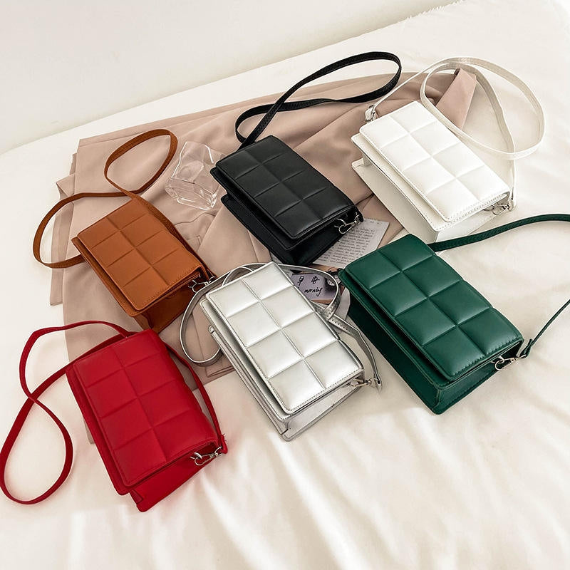 Korean Fashion Shoulder Sling Square Stripes Bag #2897