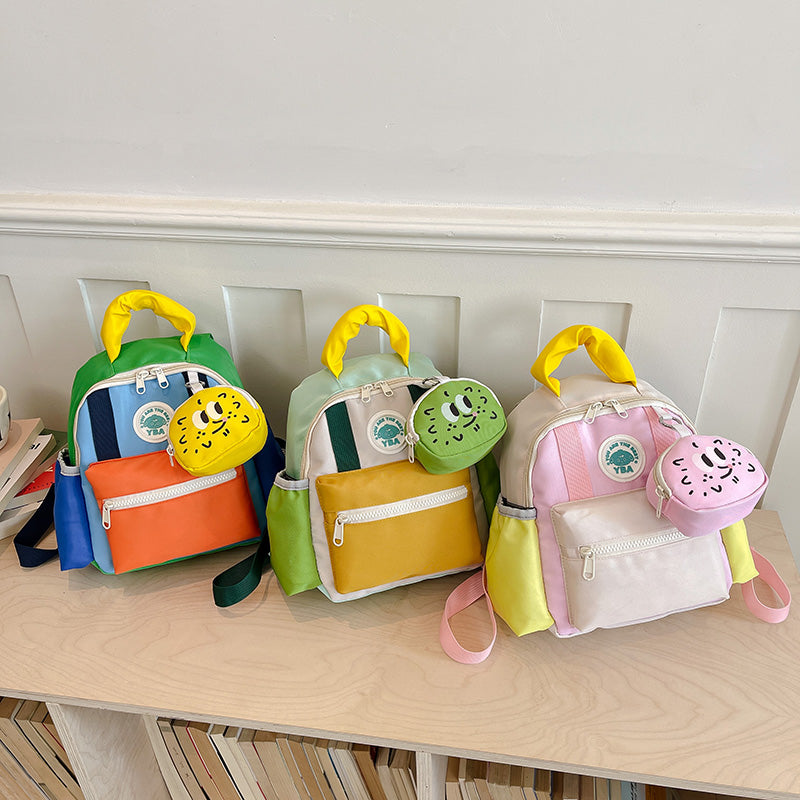 Kids School Backpack Cute Designs 2in1 for Students #3638