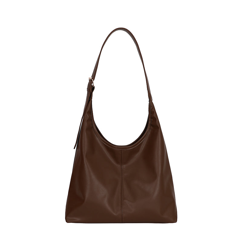 Retro Soft Leather Women Shoulder Bag Large Capacity Office College Bags 3619