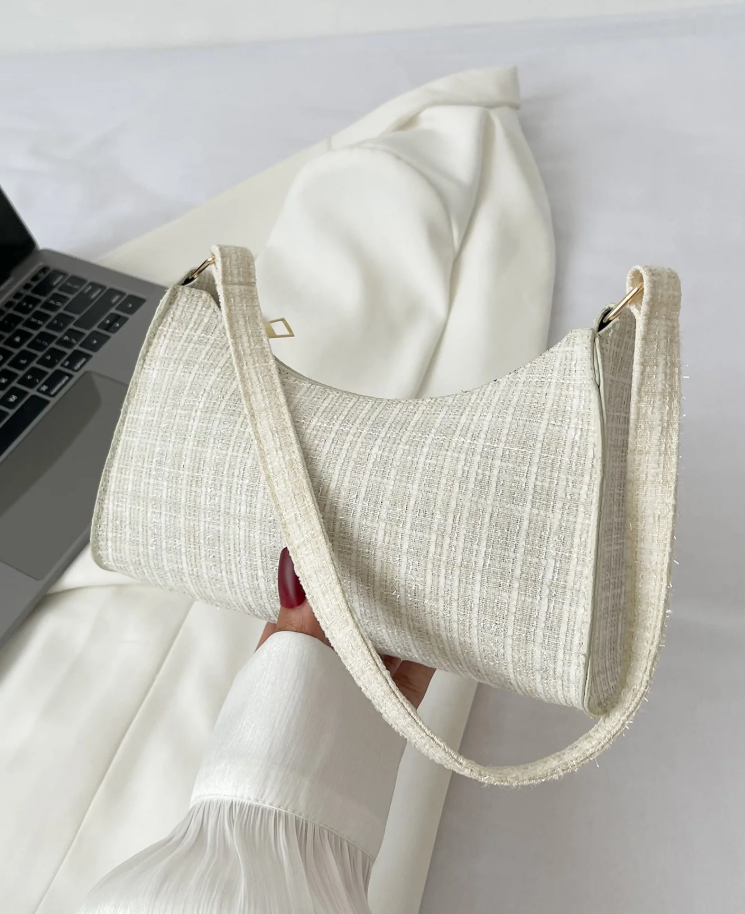 Women's Fashion Shoulder Bag Plaid Pattern Handbag Casual Underarm Bag For Women #3631