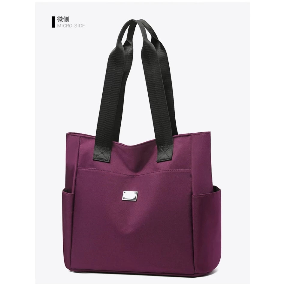 New Korean Fashion Handbag Mom Women's bag canvas high-end texture Large capacity Shoulder #3515