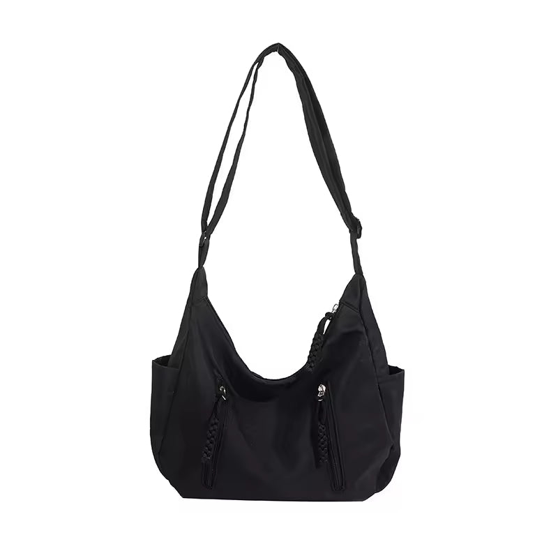 Crossbody Bag for Men and Women Nylon Messenger Bags Multiple Pockets Student 3627