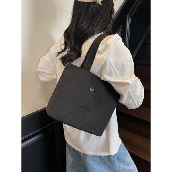 Tote Bag for Woman Shoulder Plain with Zipper Closure #3650