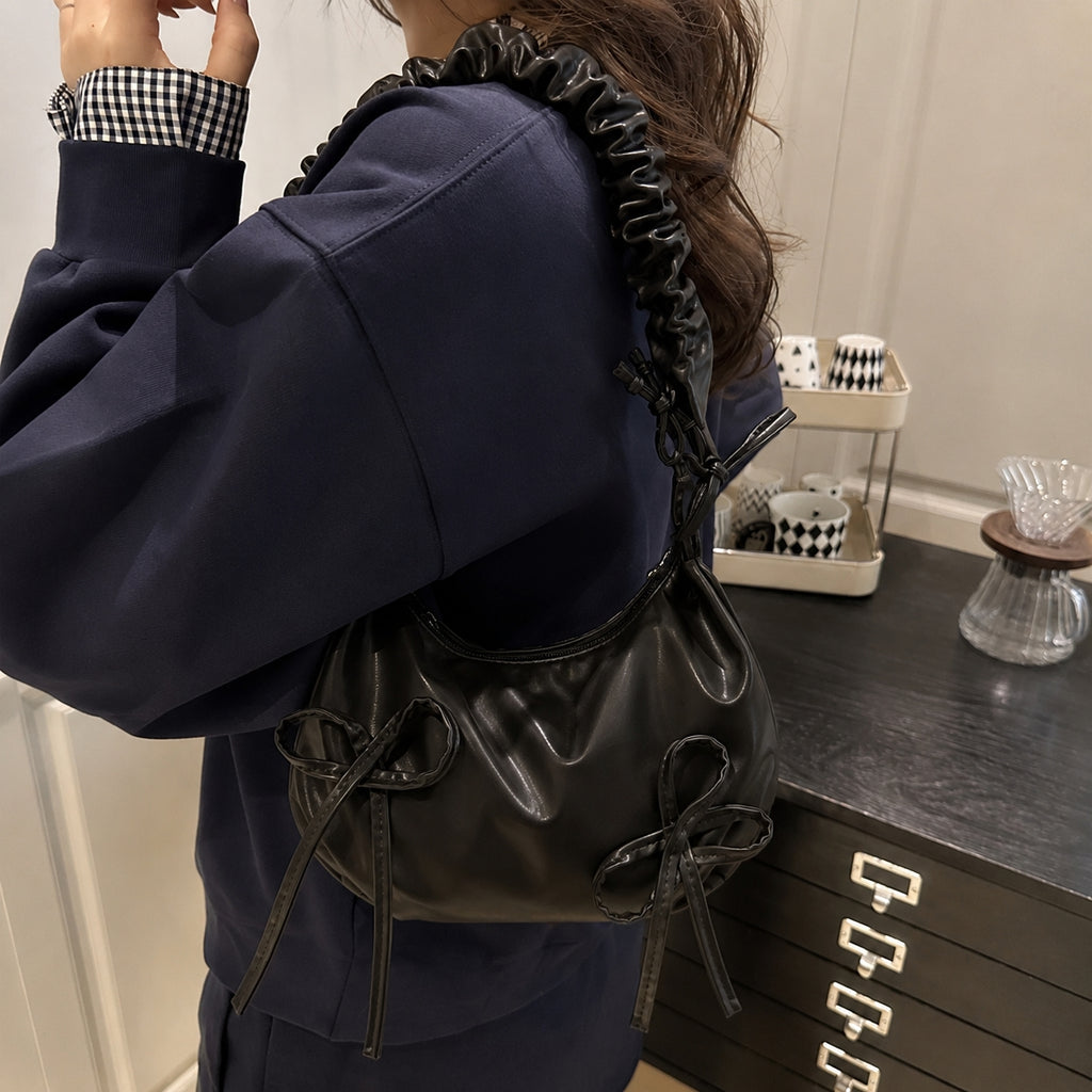 Shoulder Bag for Woman Large Capacity Bow Tie Kili Kili Hobo Bags #3662