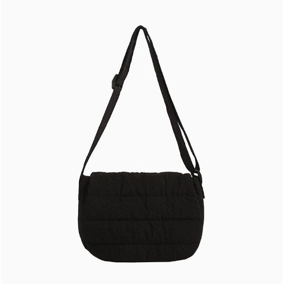 Sling Bag For Woman Puffy Crossbody Bag Street Nylon With Adjustable Strap #3657