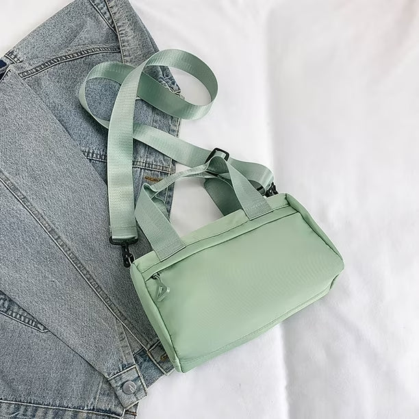Small Duffle Bag Unisex with Multi Pockets Adjustable Shoulder and Crossbody Bag #3655