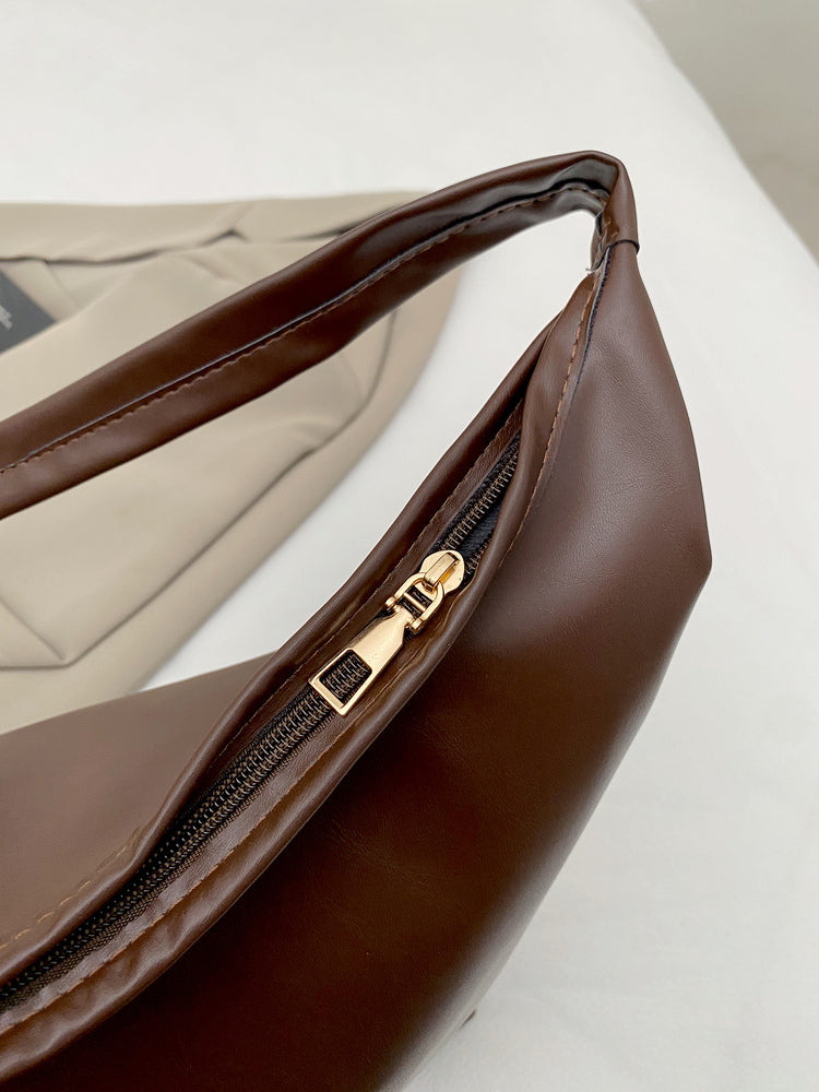 Shoulder Bag For Woman Fashion Casual Style Tote Bag Large Capacity Leather Bag with Zipper #3666