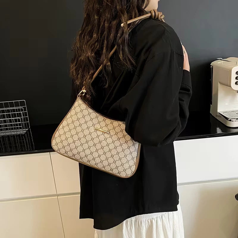 Leather Shoulder Bag for Woman Handbag Korean Style Fashion Event Bags #3635