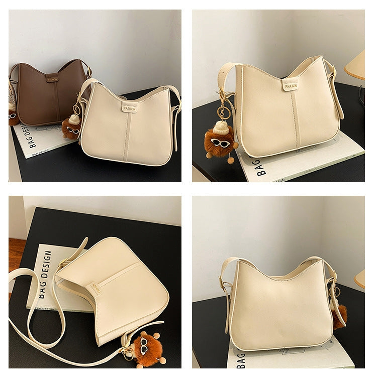 Sling Bag for Woman Casual Messenger PU Leather Shoulder Bags Adjustable Strap For Students #3703