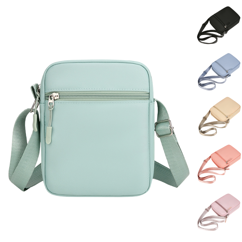 Unisex Waterproof Shoulder Crossbody Bag Plain for Men and Women 3622