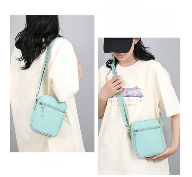 Unisex Waterproof Shoulder Crossbody Bag Plain for Men and Women 3622