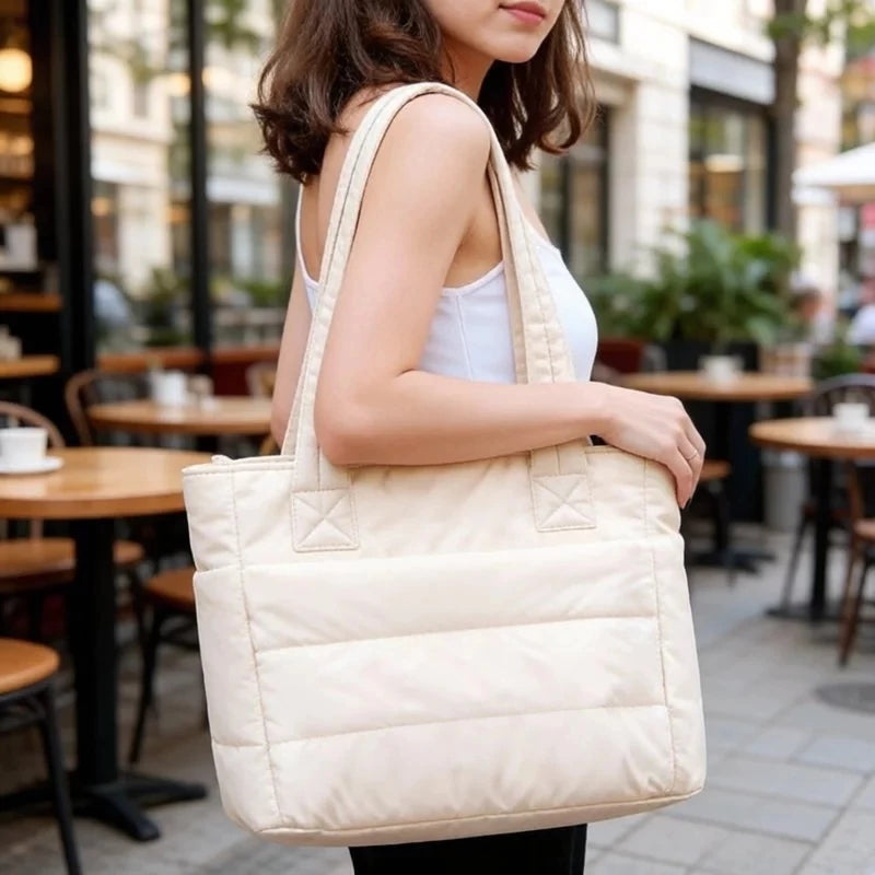 Tote Bag for Women Lightweight Puffy Handbag Travel Shoulder Sport Gym Yoga Bags #3628