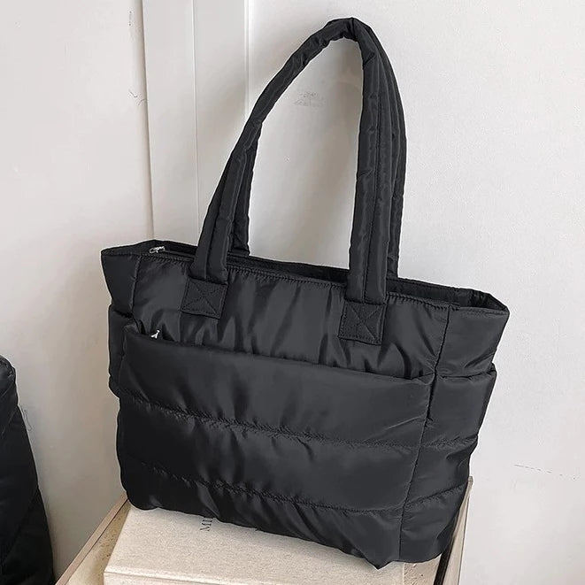 Tote Bag for Women Lightweight Puffy Handbag Travel Shoulder Sport Gym Yoga Bags #3628