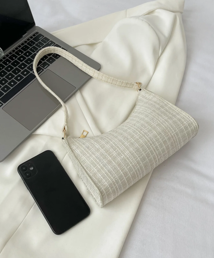 Women's Fashion Shoulder Bag Plaid Pattern Handbag Casual Underarm Bag For Women #3631