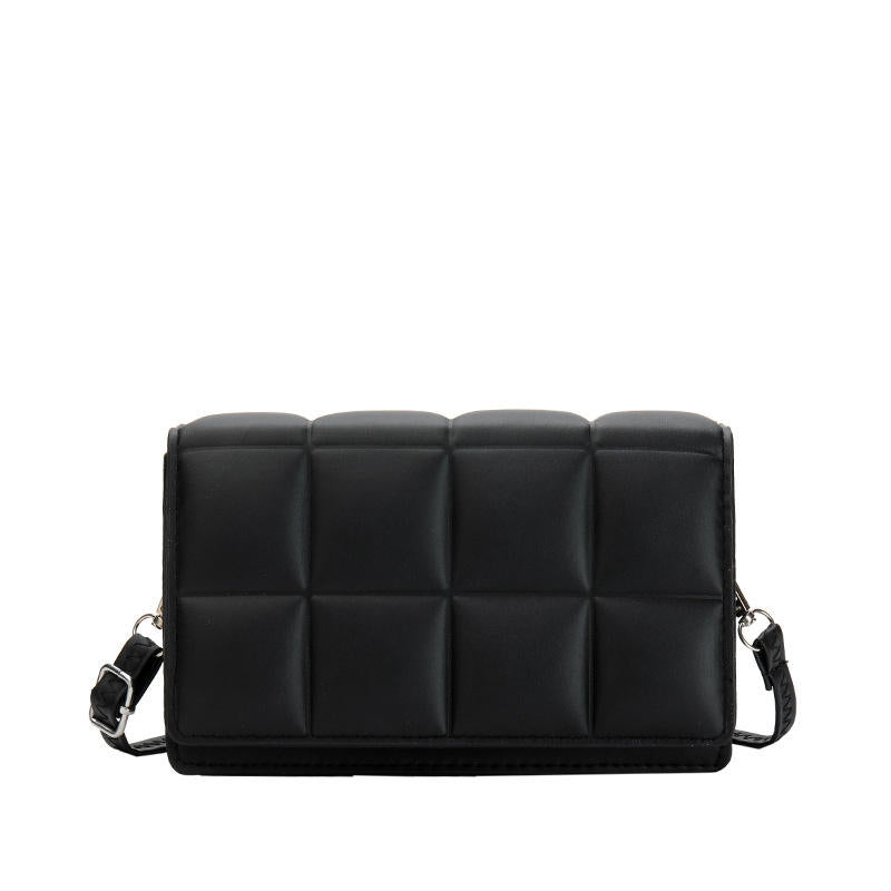 Korean Fashion Shoulder Sling Square Stripes Bag #2897