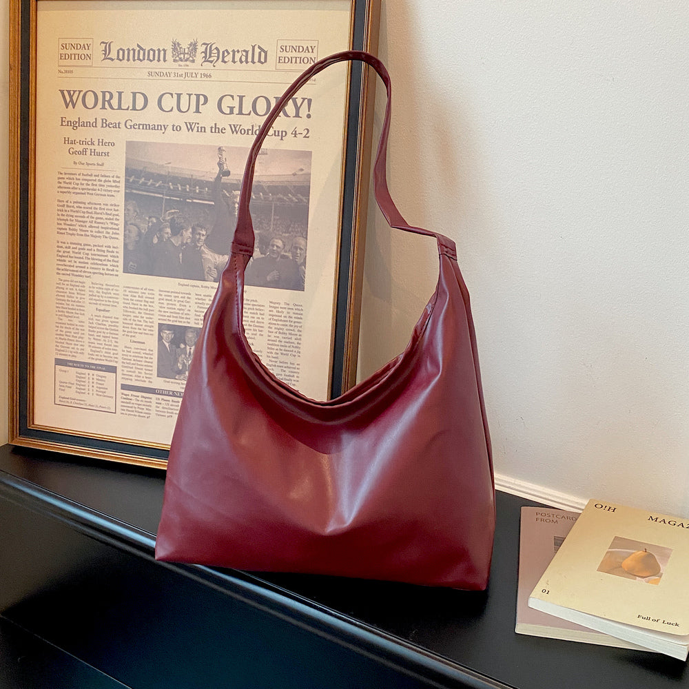 Shoulder Bag For Woman Fashion Casual Style Tote Bag Large Capacity Leather Bag with Zipper #3666