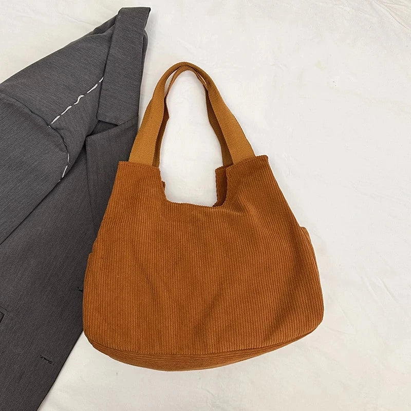 Japanese Corduroy Sling Bag School College Shoulder Crossbody Bags For Women #3617