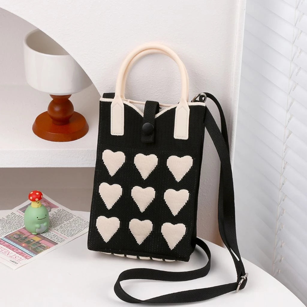 Sling Bag For Women Knitted Mini Mobile Phone Square Small Crossbody Cute sling Bags 3669