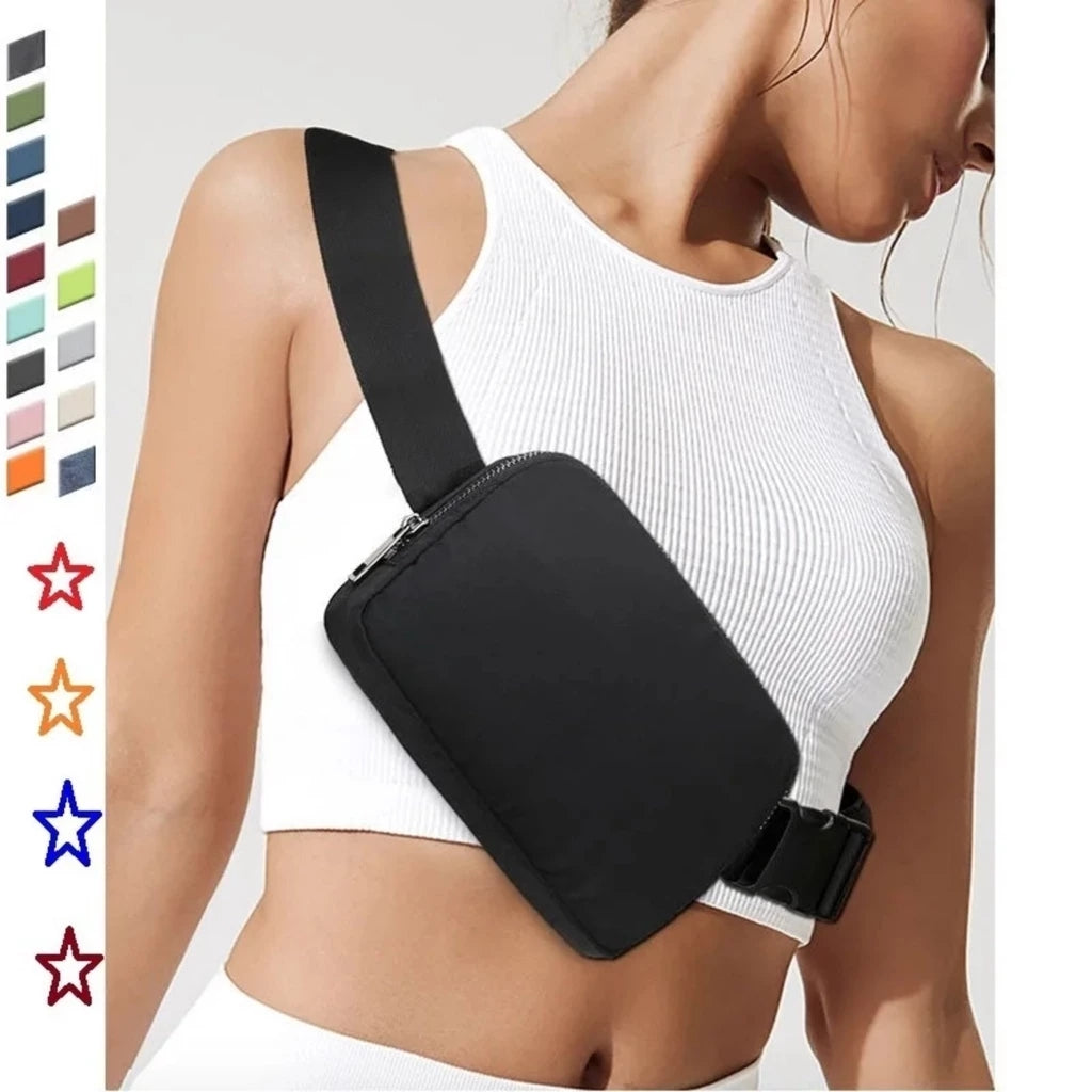 Korean Outdoor Sports Waist Chest bag Waterproof Adjustable Crossbody Bag Unisex 3371