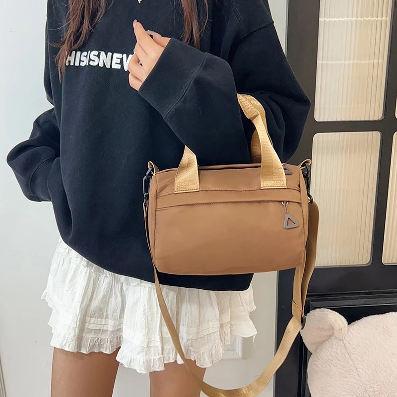 Small Duffle Bag Unisex with Multi Pockets Adjustable Shoulder and Crossbody Bag #3655