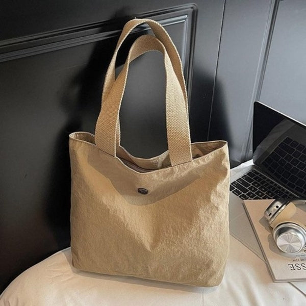 Tote Bag for Woman Shoulder Plain with Zipper Closure #3650