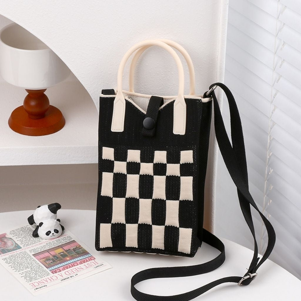 Sling Bag For Women Knitted Mini Mobile Phone Square Small Crossbody Cute sling Bags 3669
