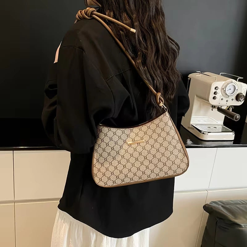 Leather Shoulder Bag for Woman Handbag Korean Style Fashion Event Bags #3635
