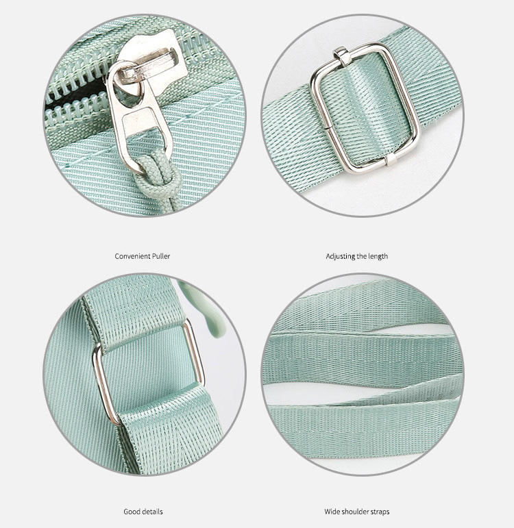 Unisex Waterproof Shoulder Crossbody Bag Plain for Men and Women 3622