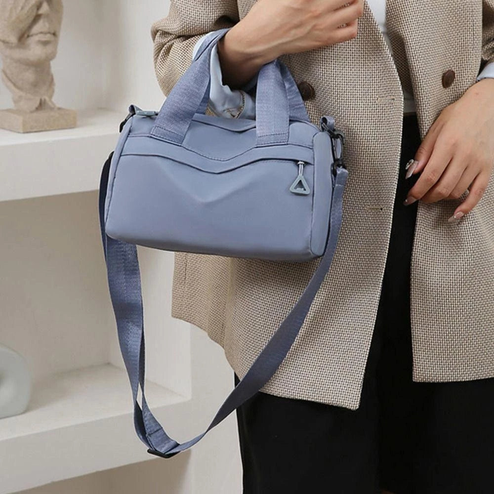 Small Duffle Bag Unisex with Multi Pockets Adjustable Shoulder and Crossbody Bag #3655