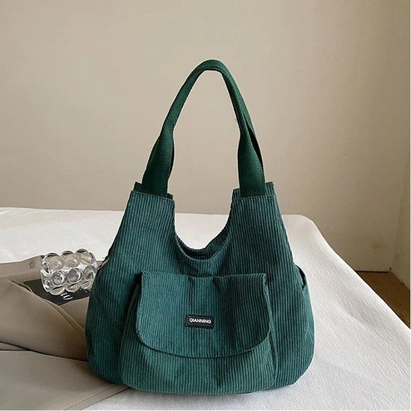 Japanese Corduroy Sling Bag School College Shoulder Crossbody Bags For Women #3617