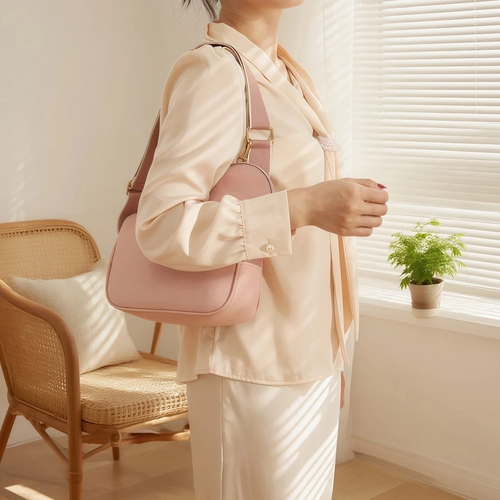 2in1 Sling Bag for Woman PU Leather Crossbody with Mini Pouch #3663