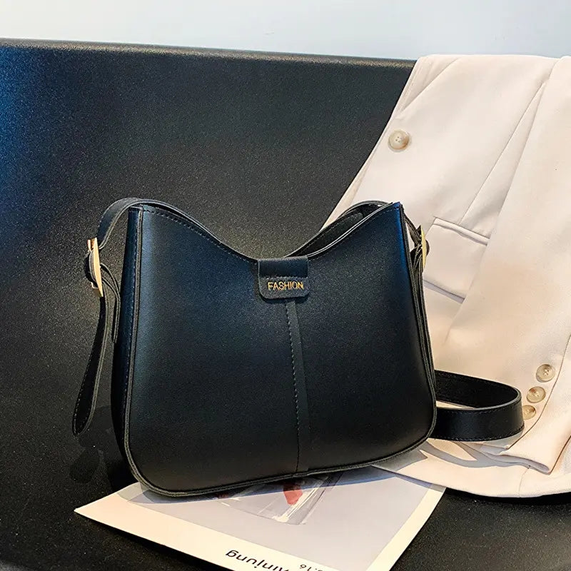 Sling Bag for Woman Casual Messenger PU Leather Shoulder Bags Adjustable Strap For Students #3703