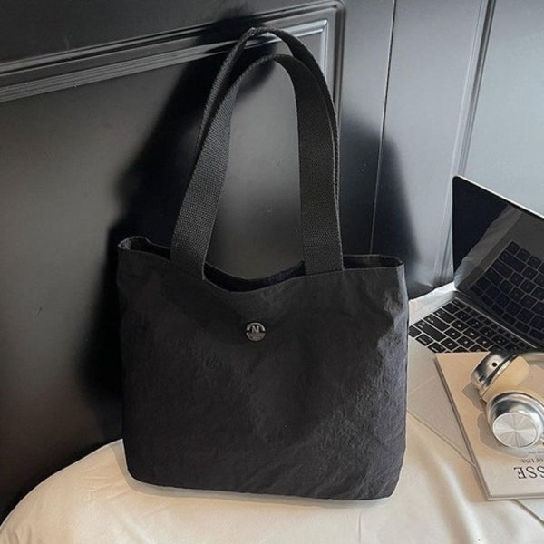 Tote Bag for Woman Shoulder Plain with Zipper Closure #3650