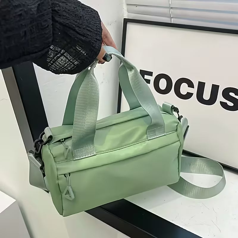 Small Duffle Bag Unisex with Multi Pockets Adjustable Shoulder and Crossbody Bag #3655