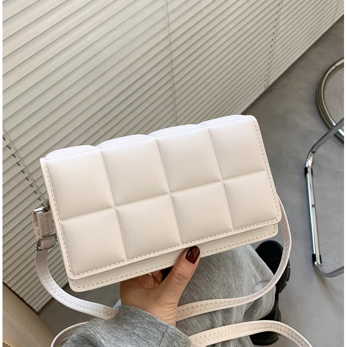 Korean Fashion Shoulder Sling Square Stripes Bag #2897