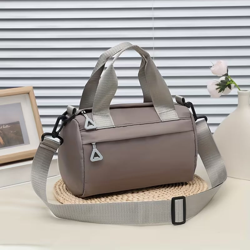 Small Duffle Bag Unisex with Multi Pockets Adjustable Shoulder and Crossbody Bag #3655
