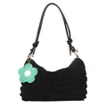 Cloud Puffer Tote Bag for Woman Wrinkle Bubble Polyester Shoulder Handbag #3386