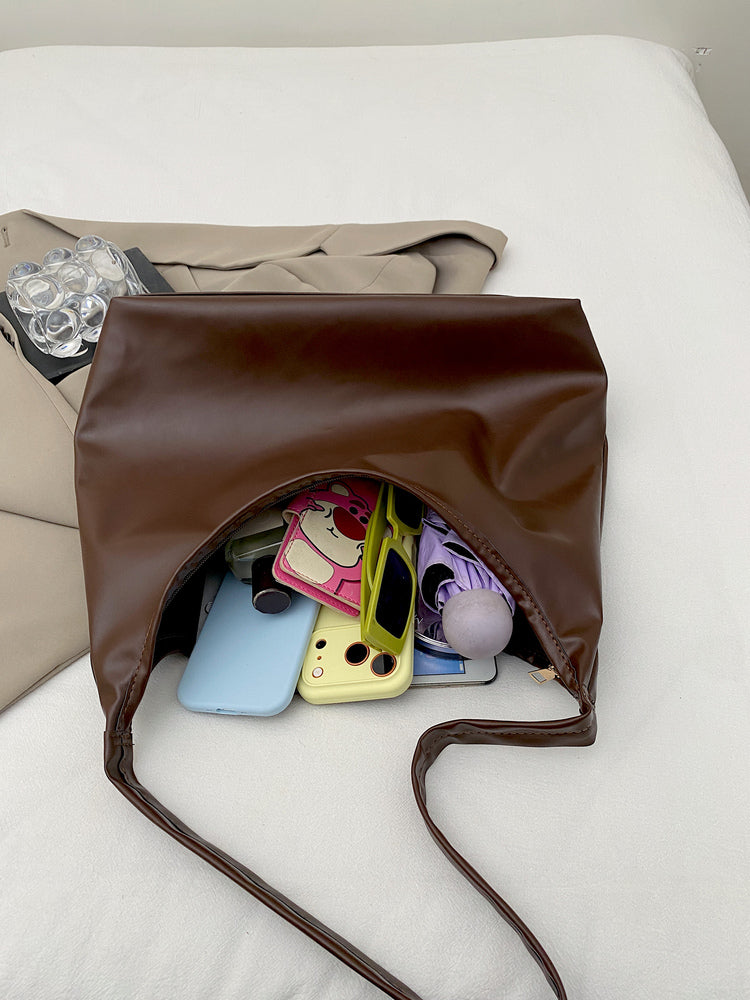 Shoulder Bag For Woman Fashion Casual Style Tote Bag Large Capacity Leather Bag with Zipper #3666
