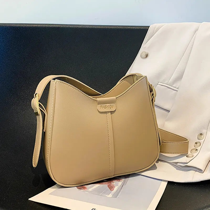 Sling Bag for Woman Casual Messenger PU Leather Shoulder Bags Adjustable Strap For Students #3703